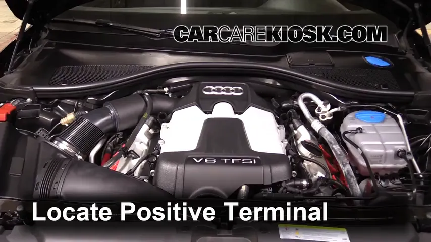 2013 Audi A6 Quattro Premium 3.0L V6 Supercharged Battery Jumpstart